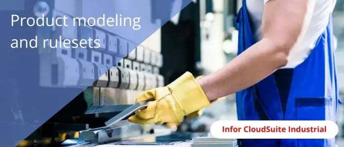 Product modeling and rulesets