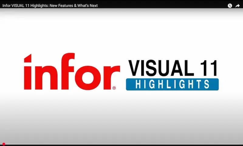 infor visual 11
