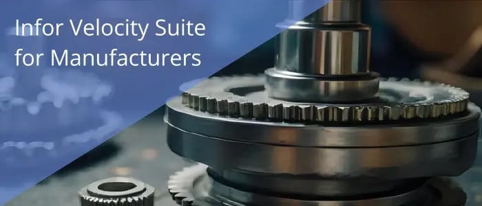 Infor Velocity Suite for manufacturers